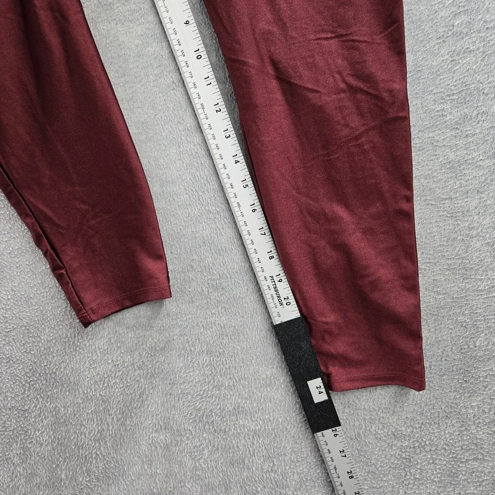 Torrid Women Activewear Pants 2 Red Nylon Spandex Legging Yoga Scrunch‎
